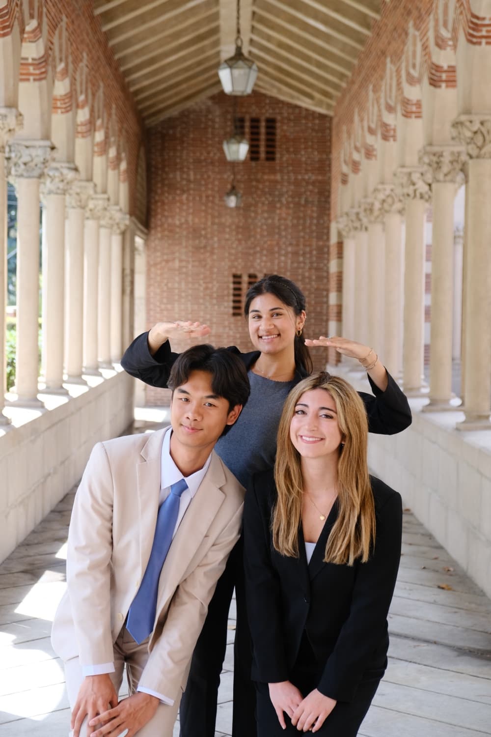 SCHCG members outside on the USC campus